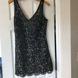 Little black flirty cocktail dress